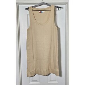 Free People Beach Tracey Mini Ribbed Tank Dress Size Medium Beige‎